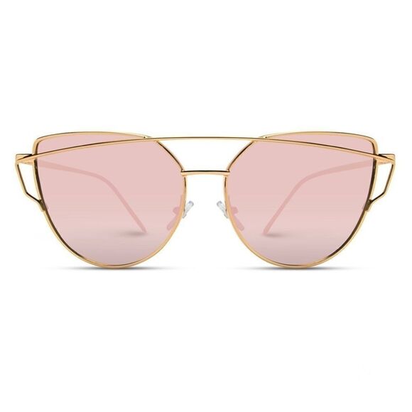 Arianna Pino mirror Lens Cat Eye Frame Sunglasses - Picture 1 of 1